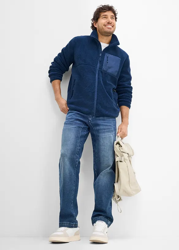 Teddy-Fleece-Jacke, bonprix