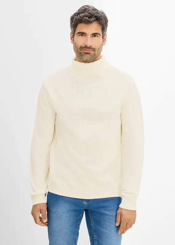 Rollkragenpullover in Regular-Fit, bonprix
