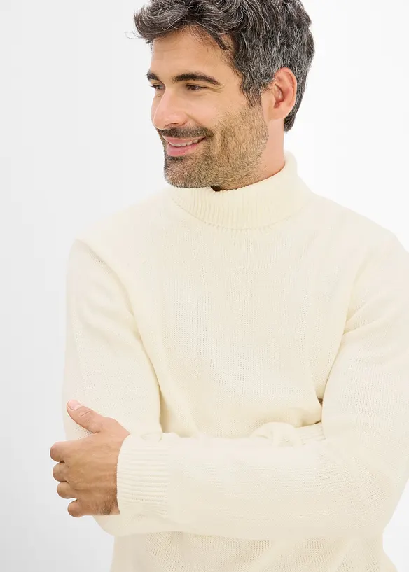 Rollkragenpullover in Regular-Fit, bonprix