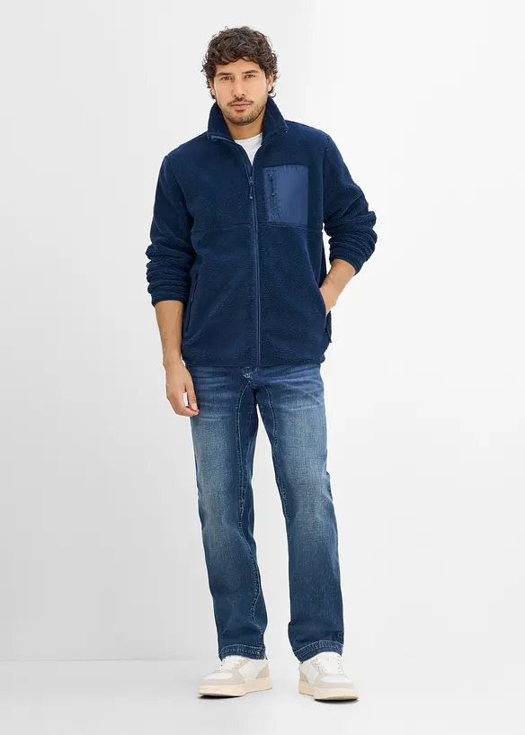 Teddy-Fleece-Jacke, bonprix