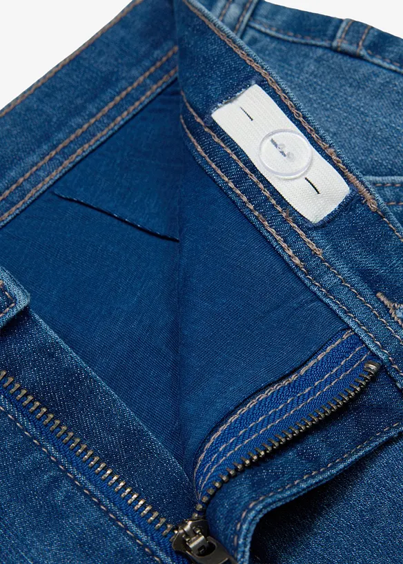 Jean Regular Fit &agrave; poches cargo, doublure chaude en jersey, bonprix