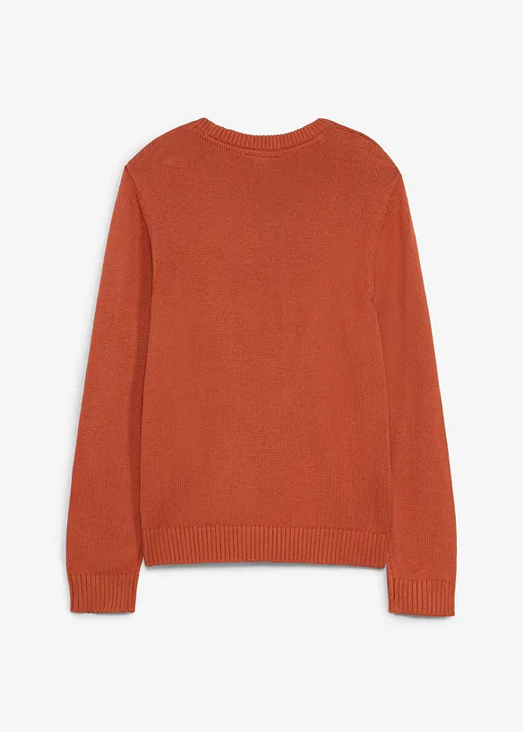Pull en grosse maille &agrave; col rond, bonprix
