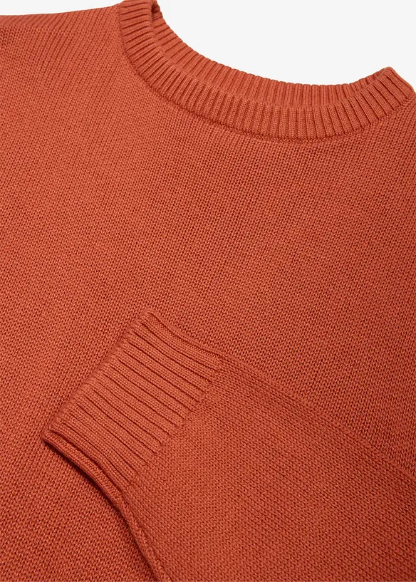 Pull en grosse maille &agrave; col rond, bonprix