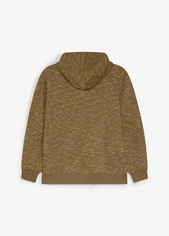 Sweat &agrave; capuche en mati&egrave;re douce, bonprix