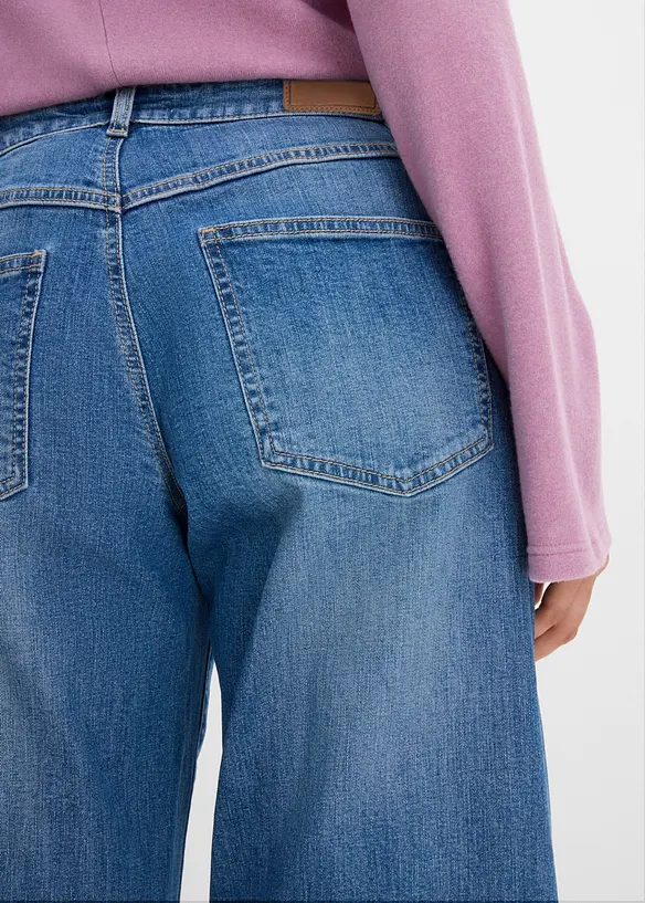 Barrel-Jeans Mid Waist, bonprix
