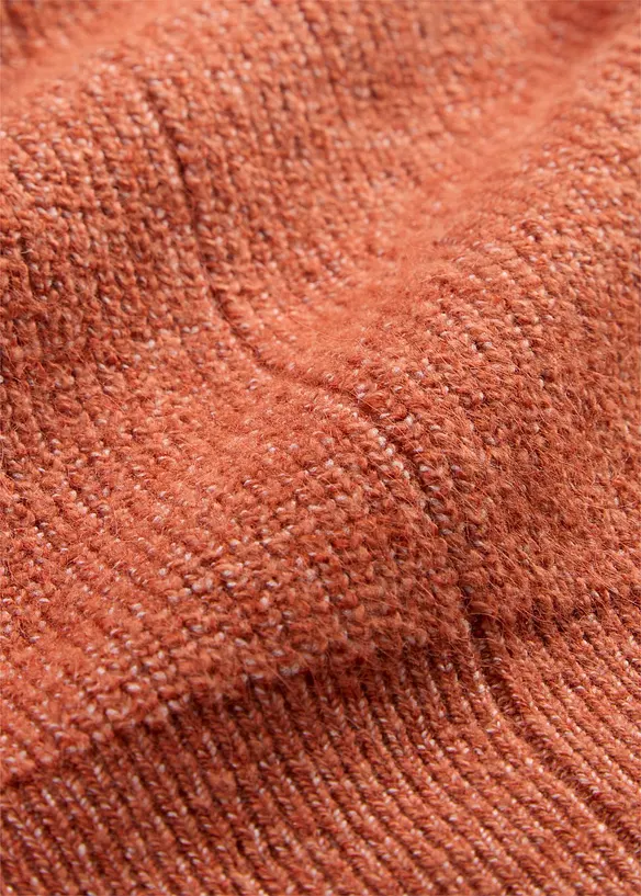 Pull col roul&eacute; &agrave; manches bouffantes, bonprix