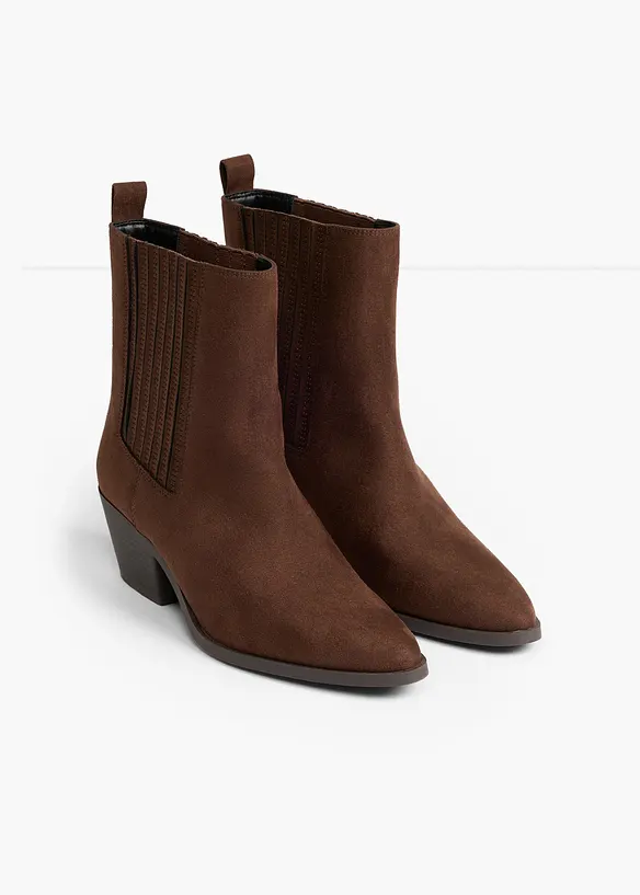 Cowboy-Boots mit Blockabsatz, bonprix