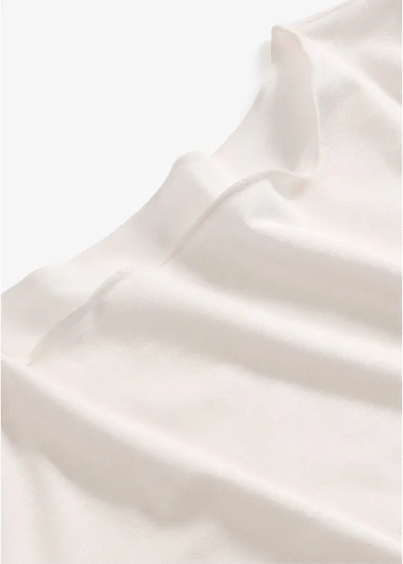 Ultralight Langarmshirt mit U-Boot-Ausschnitt aus Kaschmir-Mix, bonprix