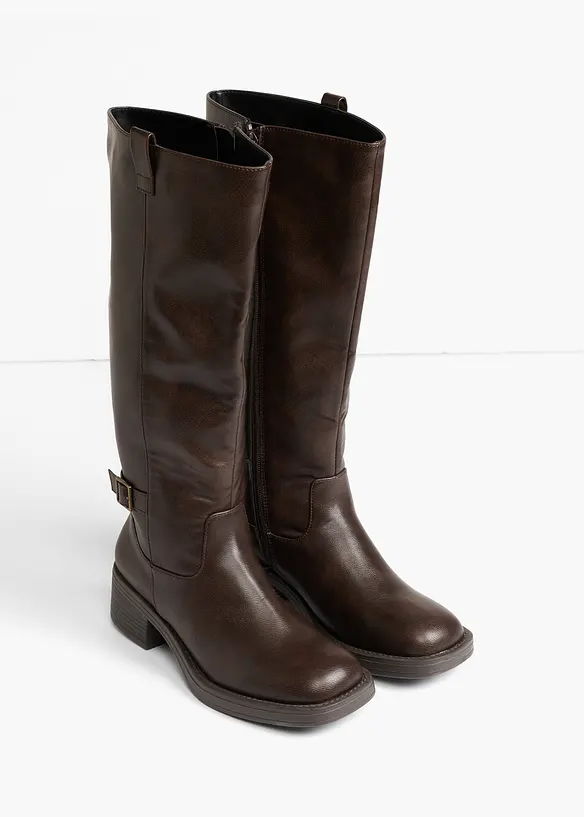 Stiefel mit Blockabsatz, bonprix