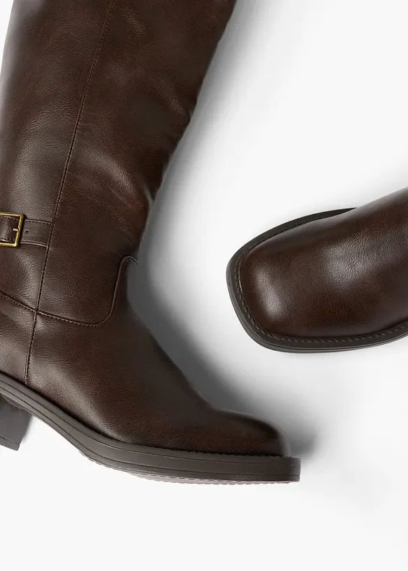 Stiefel mit Blockabsatz, bonprix