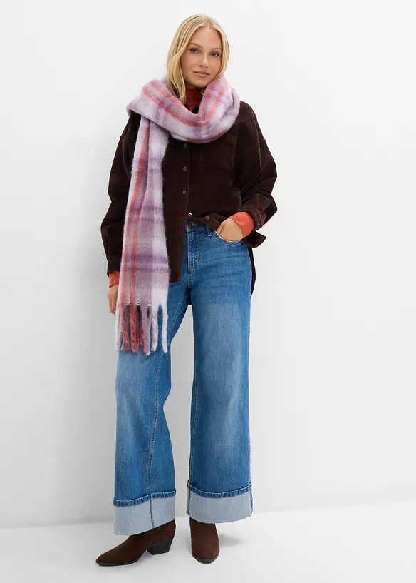 Surchemise oversize en velours c&ocirc;tel&eacute;, bonprix