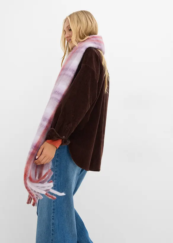 Surchemise oversize en velours c&ocirc;tel&eacute;, bonprix