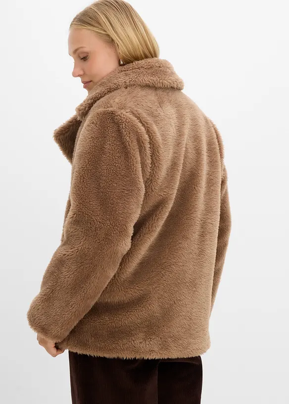 Oversize Teddy-Jacke, bonprix