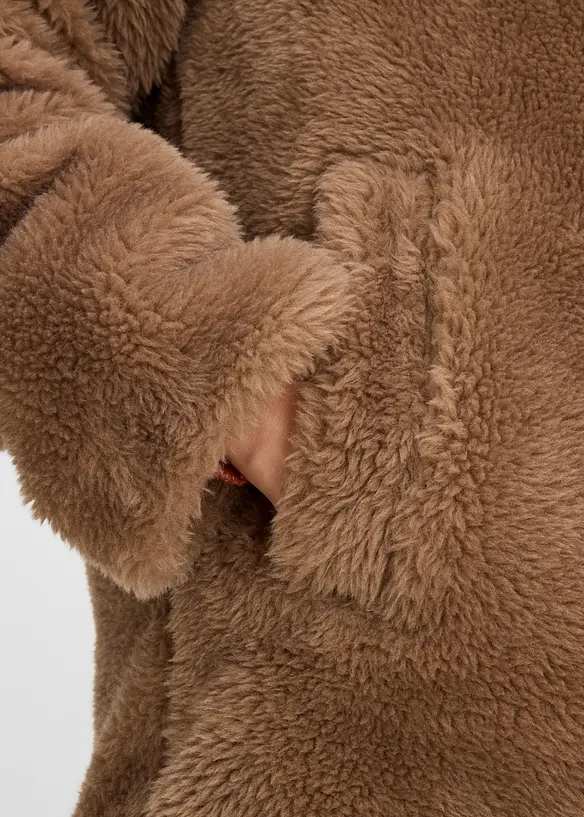 Oversize Teddy-Jacke, bonprix
