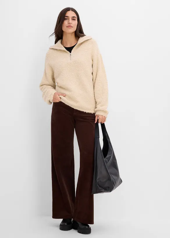 Troyer in Boucl&eacute;-Optik, bonprix