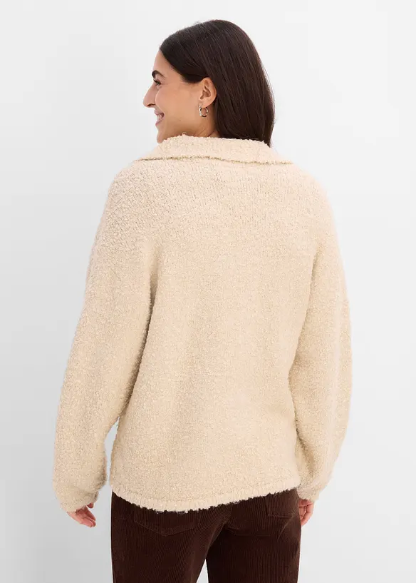 Troyer in Boucl&eacute;-Optik, bonprix
