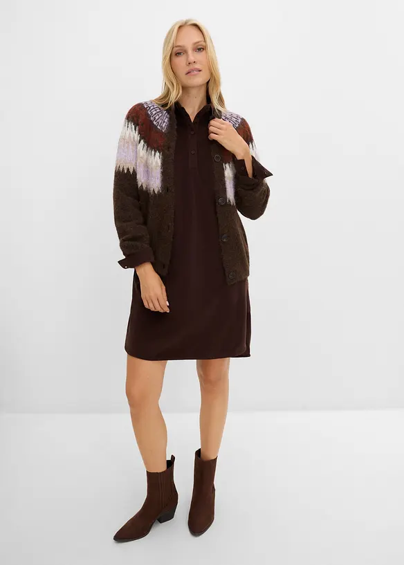 Oversize-Cordkleid, bonprix