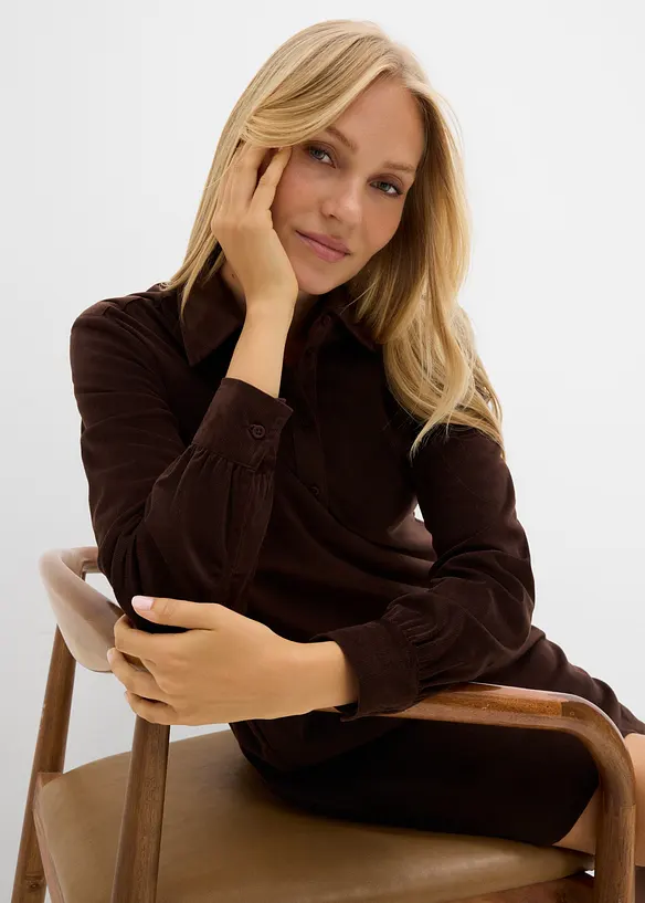 Oversize-Cordkleid, bonprix