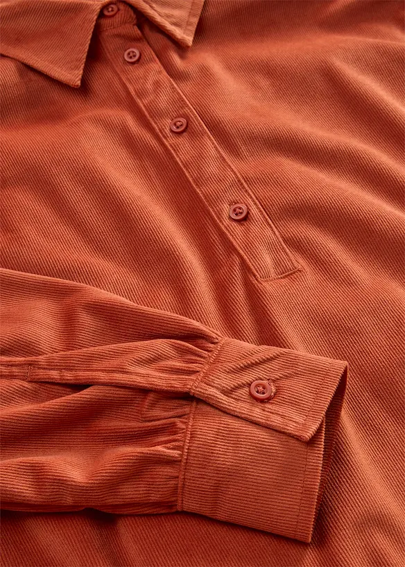 Robe oversize en velours c&ocirc;tel&eacute;, bonprix