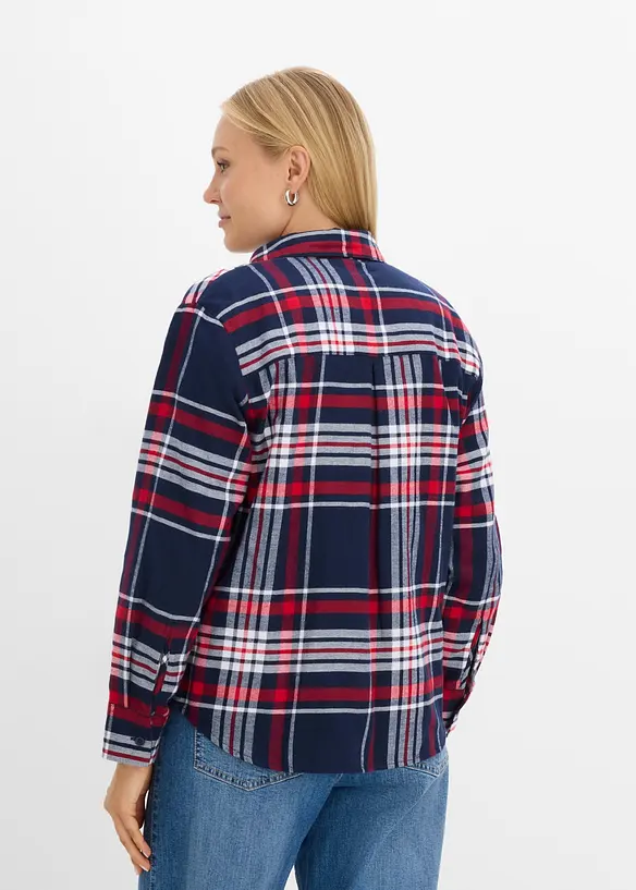 Flanellhemd aus reiner Bio-Baumwolle, bonprix