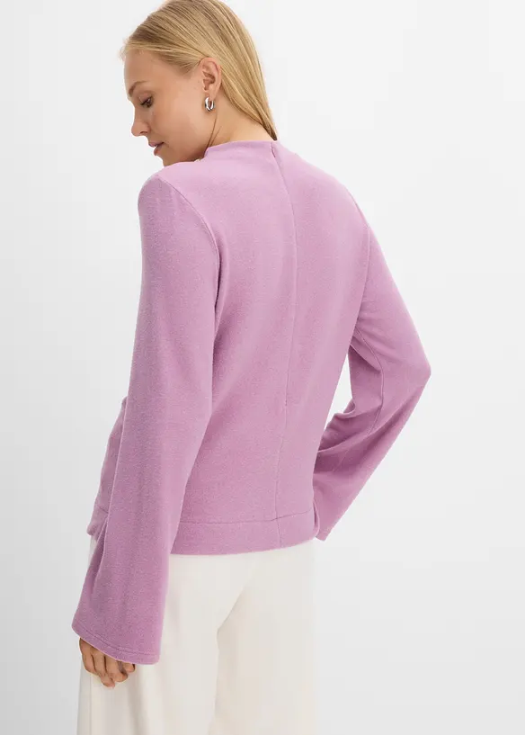 Rollkragenshirt aus Viskose-Mix, bonprix