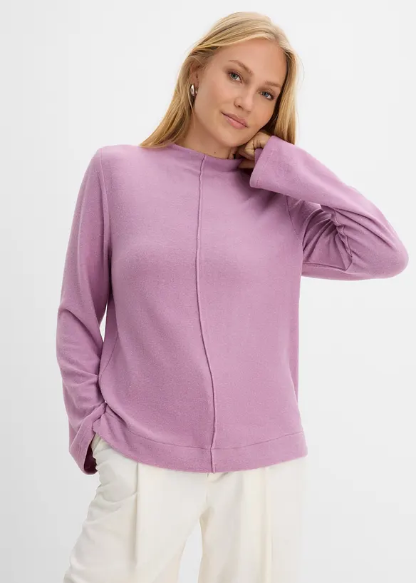 Rollkragenshirt aus Viskose-Mix, bonprix