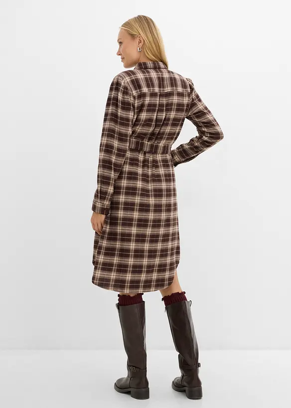 Robe-chemise 100% coton, bonprix