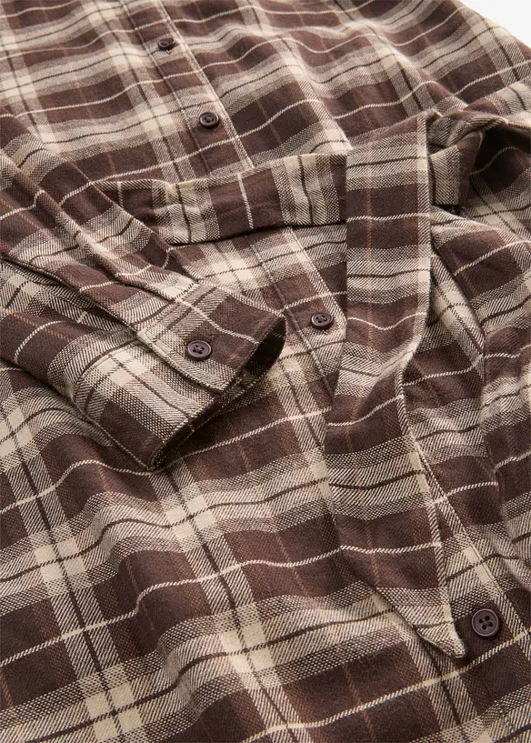Robe-chemise 100% coton, bonprix