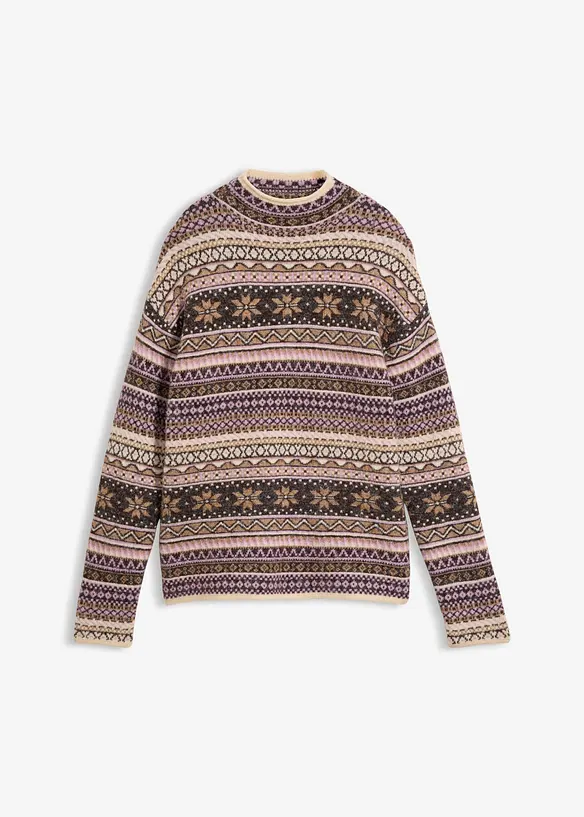 Pull col roul&eacute;, bonprix
