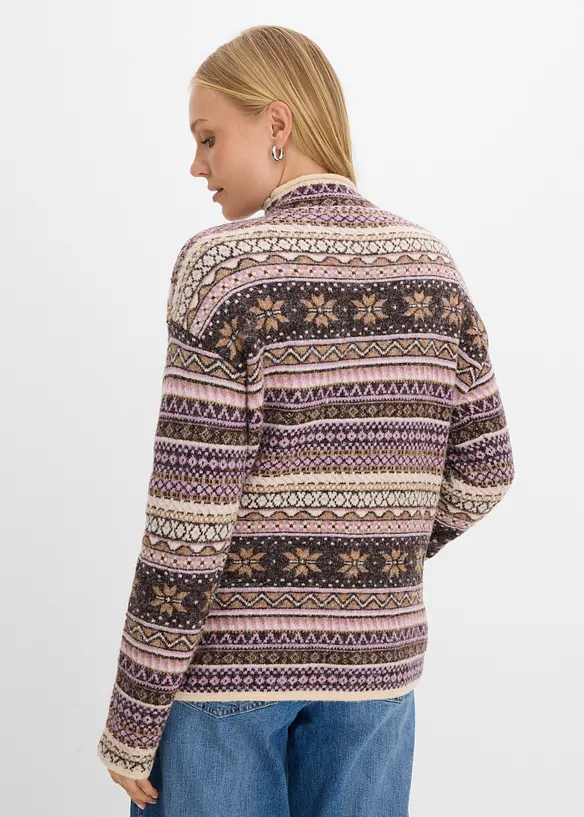 Pull col roul&eacute;, bonprix