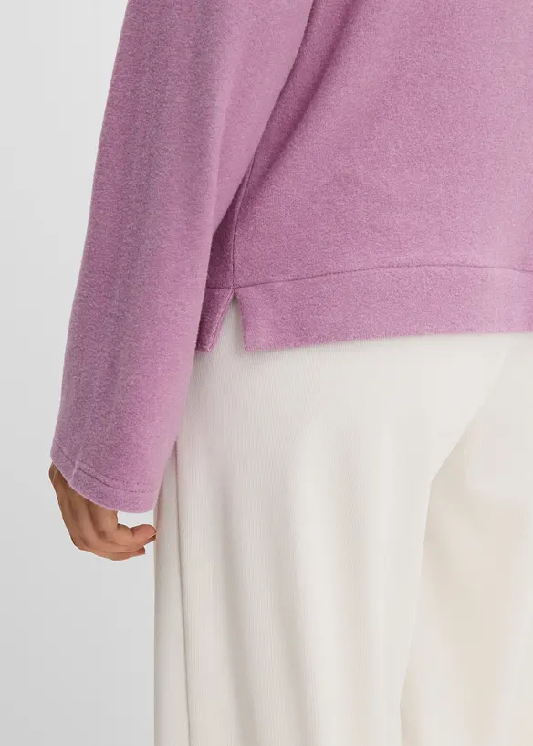 Rollkragenshirt aus Viskose-Mix, bonprix