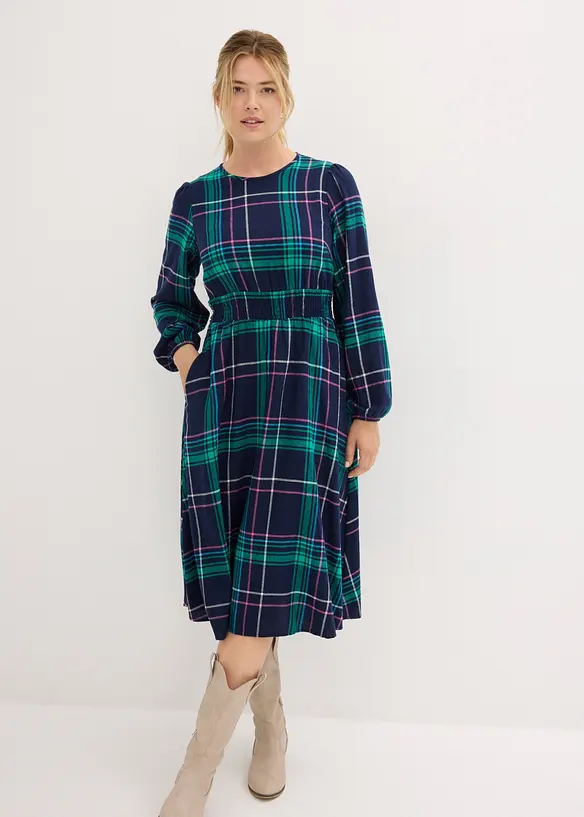Robe en flanelle 100% coton, bonprix