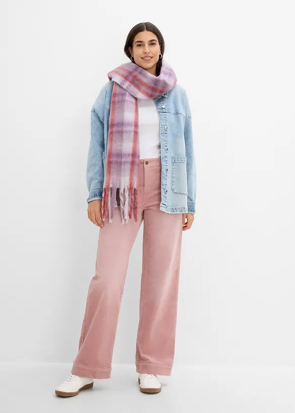 Weite Cordhose aus Baumwoll-Mix, bonprix