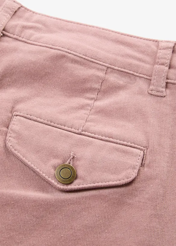 Weite Cordhose aus Baumwoll-Mix, bonprix