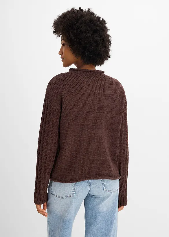 Grobstrick-Pullover, bonprix