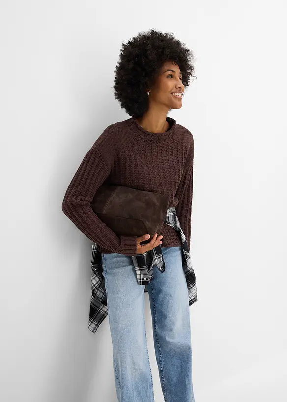 Grobstrick-Pullover, bonprix
