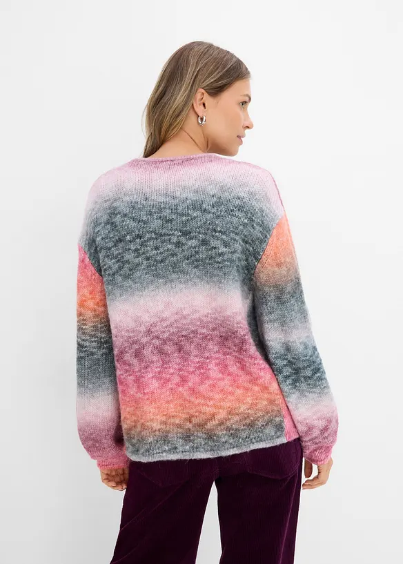 Grobstrickjacke mit Farbverlauf, bonprix