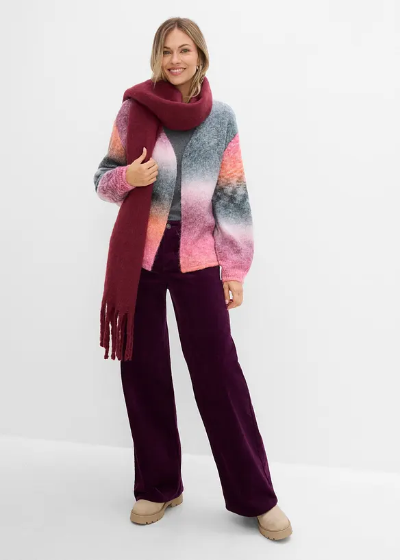Grobstrickjacke mit Farbverlauf, bonprix