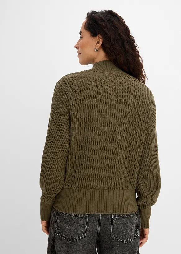 Oversize-Pullover aus reiner Baumwolle, bonprix