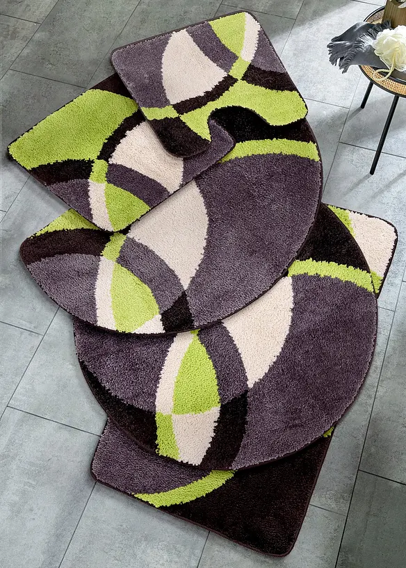 Tapis de bain &agrave; motif cercle, bonprix