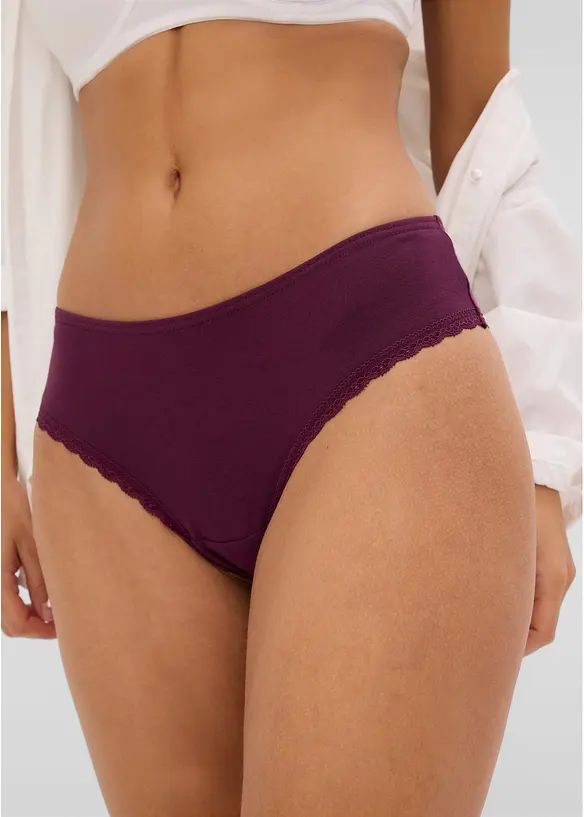 Brazilslip mit Bio-Baumwolle (7er Pack), bonprix