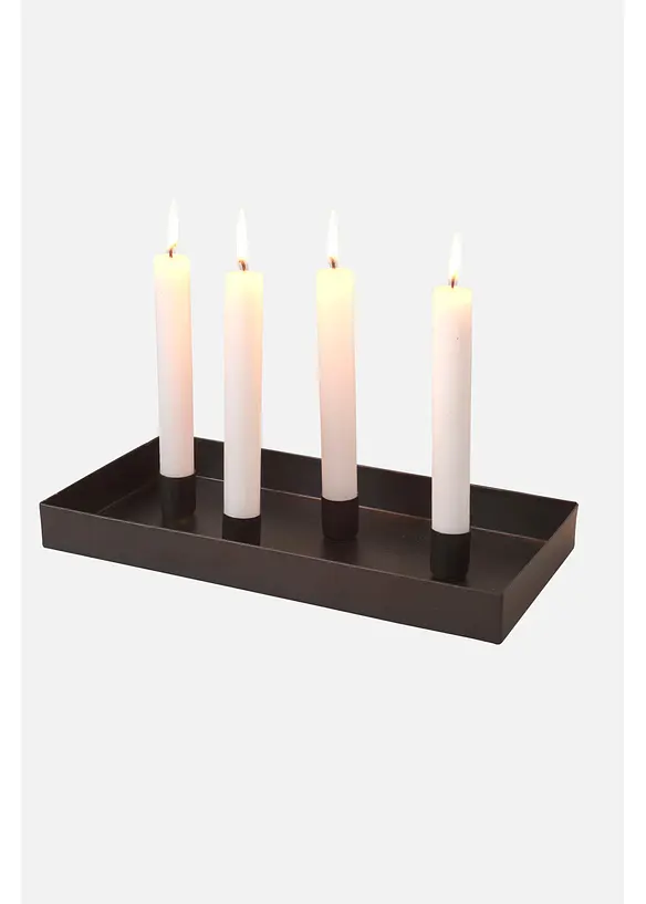 Bougeoir aimant&eacute; Boltze pour 4 bougies, Boltze Home Collections