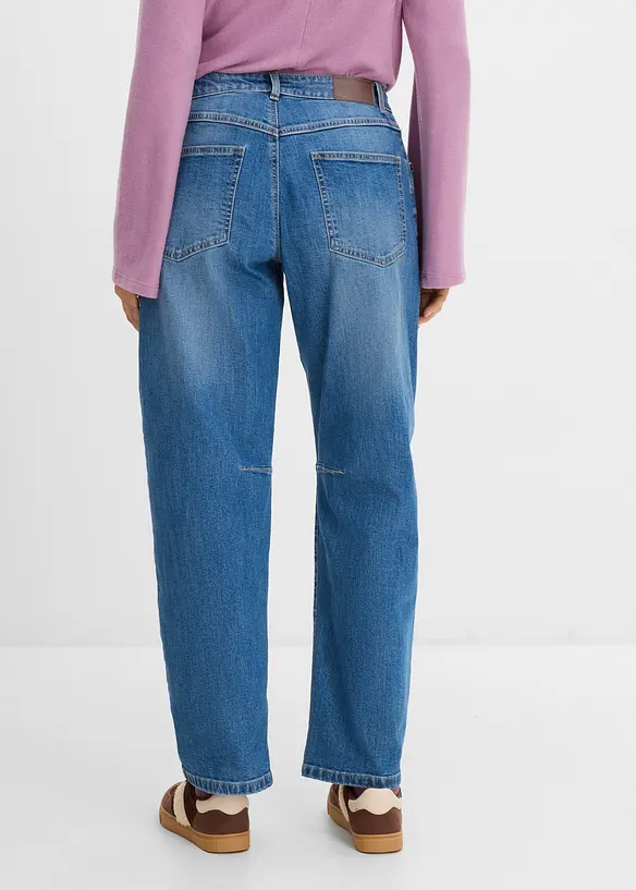 Barrel-Jeans Mid Waist, bonprix