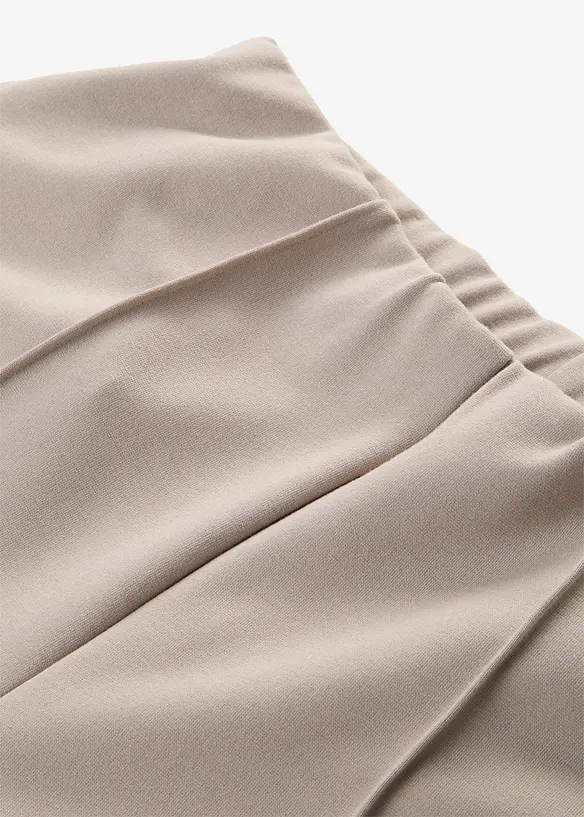 Pantalon palazzo en Punto di Roma confortable, bonprix