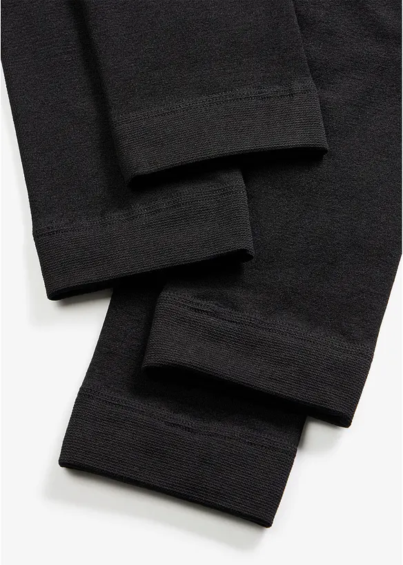 Lot de 2&nbsp;leggings chauds doubl&eacute;s polaire douce 140D, bonprix