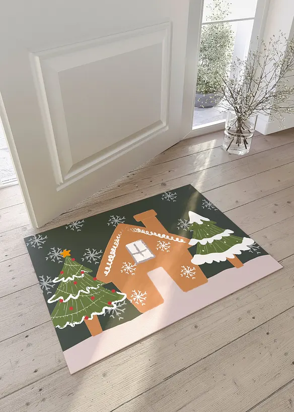 Paillasson lavable motif de No&euml;l, bonprix