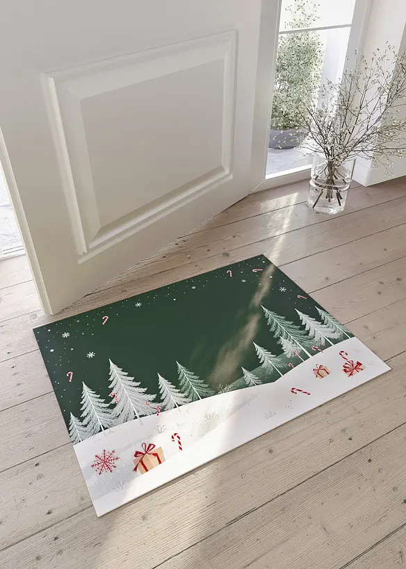 Paillasson lavable motif hivernal, bonprix