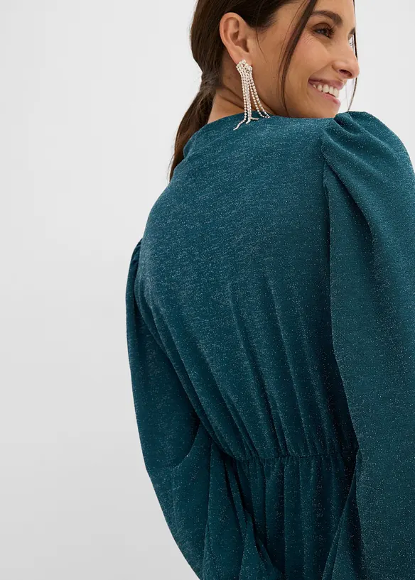 Glitzerkleid aus fester Interlock-Qualit&auml;t, bonprix