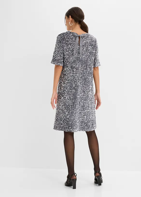 Minikleid mit Pailletten, bonprix
