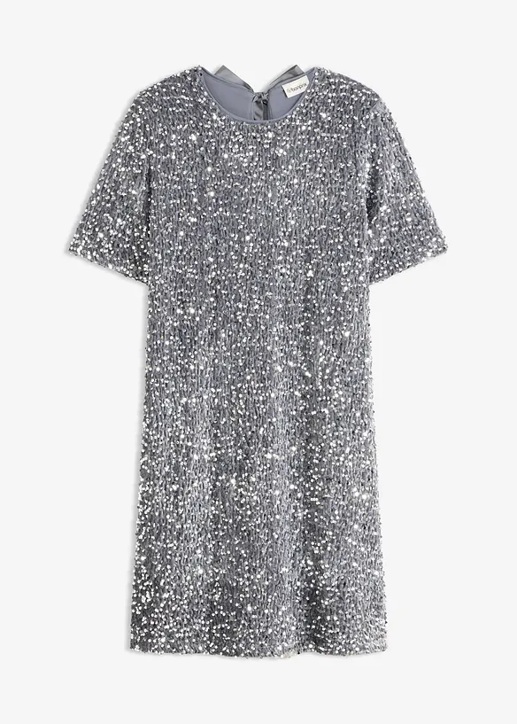 Minikleid mit Pailletten, bonprix